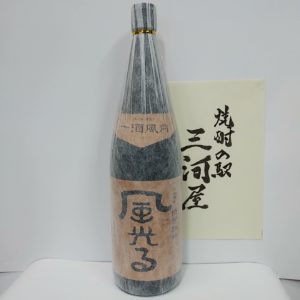 『風光る・茶ラベル』一升瓶(1800ml)【芋焼酎】（25度）